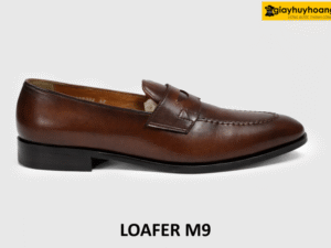 Giày lười loafer nam công sở thời trang màu nâu M9 001