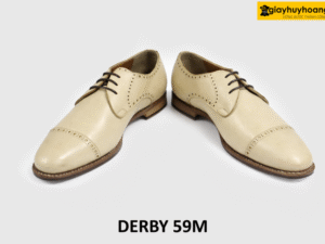 Giày Derby nam da mộc chưa nhuộm màu 59M 003