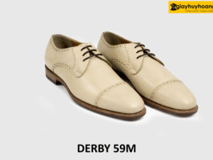 Giày Derby nam da mộc chưa nhuộm màu 59M 002