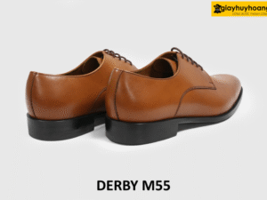 Giày da derby nam đế khâu chỉ màu bò nam tính M55 005