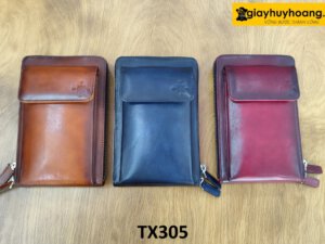 Túi đeo chéo đựng điện thoại bóp ví nam TX305 001