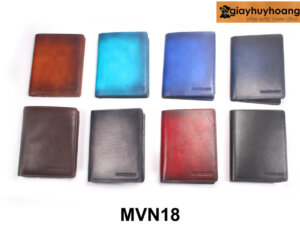 Bóp Ví da nam kiểu đứng đựng tiền TX307 0011