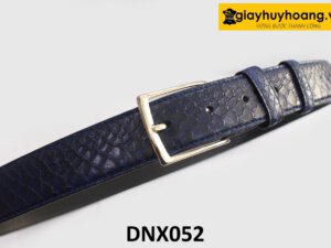 Dây nịt thắt lưng nam 3.3 cm da vân rắn DNX052 001