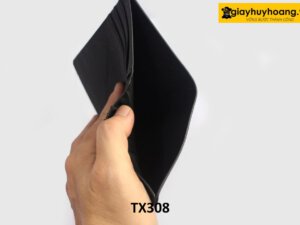 Bóp Ví nam da bò vân hạt 1 ngăn đựng tiền TX308 007