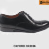 Size 45 giày da oxford nam công sở đen lịch lãm OX2026 001