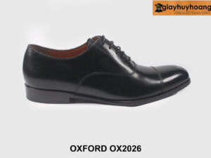 Size 45 giày da oxford nam công sở đen lịch lãm OX2026 001