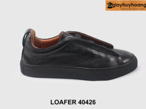 [Size 39] Giày da sneaker thể thao nam màu đen 40426 007