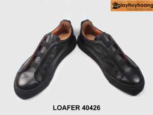 [Size 39] Giày da sneaker thể thao nam màu đen 40426 003