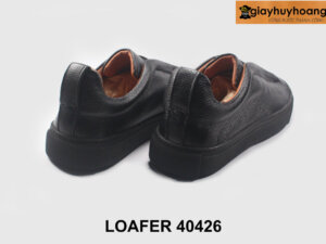 [Size 39] Giày da sneaker thể thao nam màu đen 40426 002