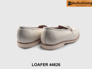 [Size 43] Giày lười loafer nam màu trăng da hạt 44626 003