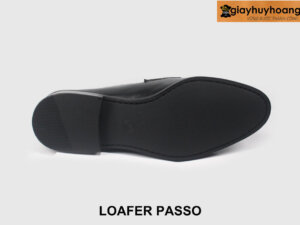 Giày lười da nam công sở thời trang màu đen Passo 002
