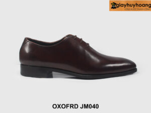 Size 39 giày da oxford nam wholecut màu nâu JM040 001
