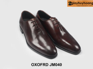 Size 39 giày da oxford nam wholecut màu nâu JM040 004