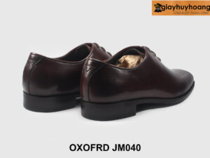 Size 39 giày da oxford nam wholecut màu nâu JM040 002