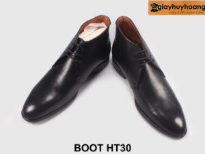 Giày da nam cổ lửng thời trang Boot HT030003