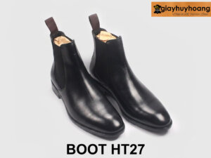 Giày da boot nam chính hãng cổ cao Boot HT27 002