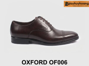 Giày tây nam oxford màu nâu thời trang OF006 011