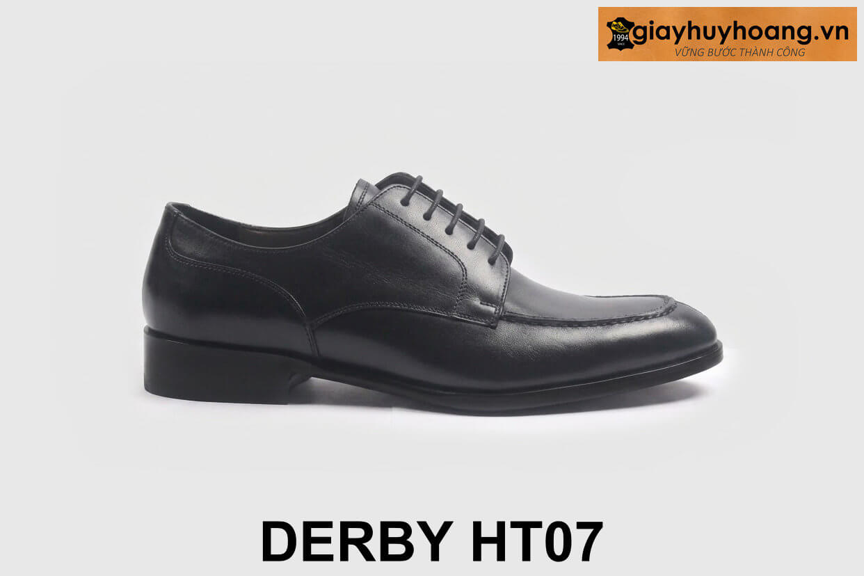 ban-giay-da-nam-derby-ht07-cao-cap-1 Giày da nam chính hãng derby sliptoe Derby T07 đen 001