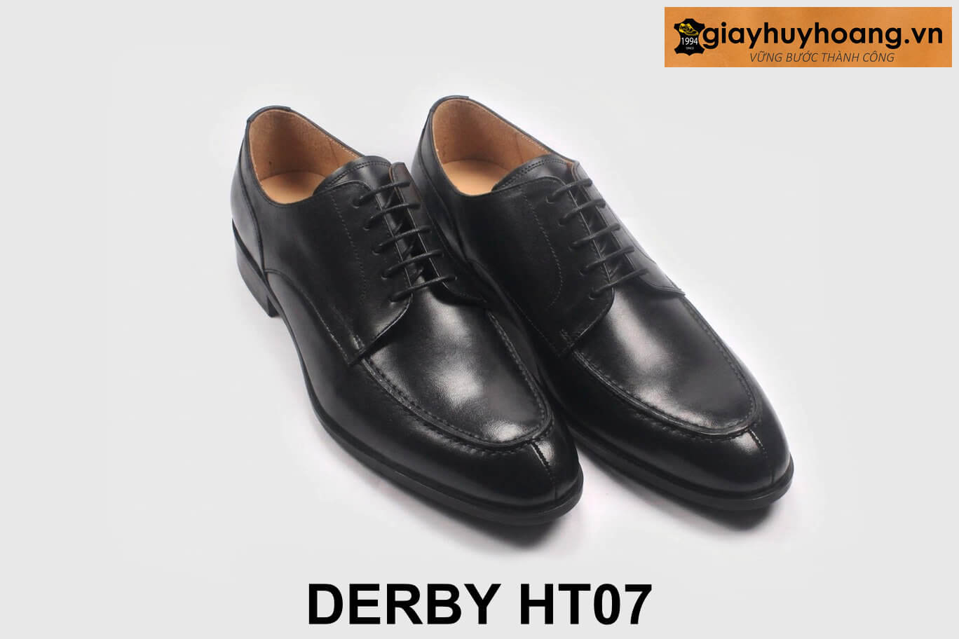 ban-giay-da-nam-derby-ht07-cao-cap-2 Giày da nam chính hãng derby sliptoe Derby T07 đen 004