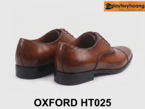 Giày da nam oxford công sở chính hãng màu bò HT025 003