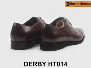 Giày da nam công sở màu nâu sang trọng Derby HT014 002