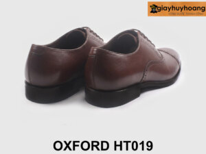 Giày oxford nam trẻ trung màu đỏ đô Oxford HT019 003
