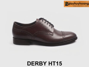 Giày tây derby nam buộc dây phong cách chính hãng HT15 001