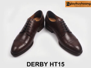 Giày tây derby nam buộc dây phong cách chính hãng HT15 003