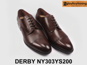 Giày derby nam màu nâu công sở đẹp NY303YS200 004