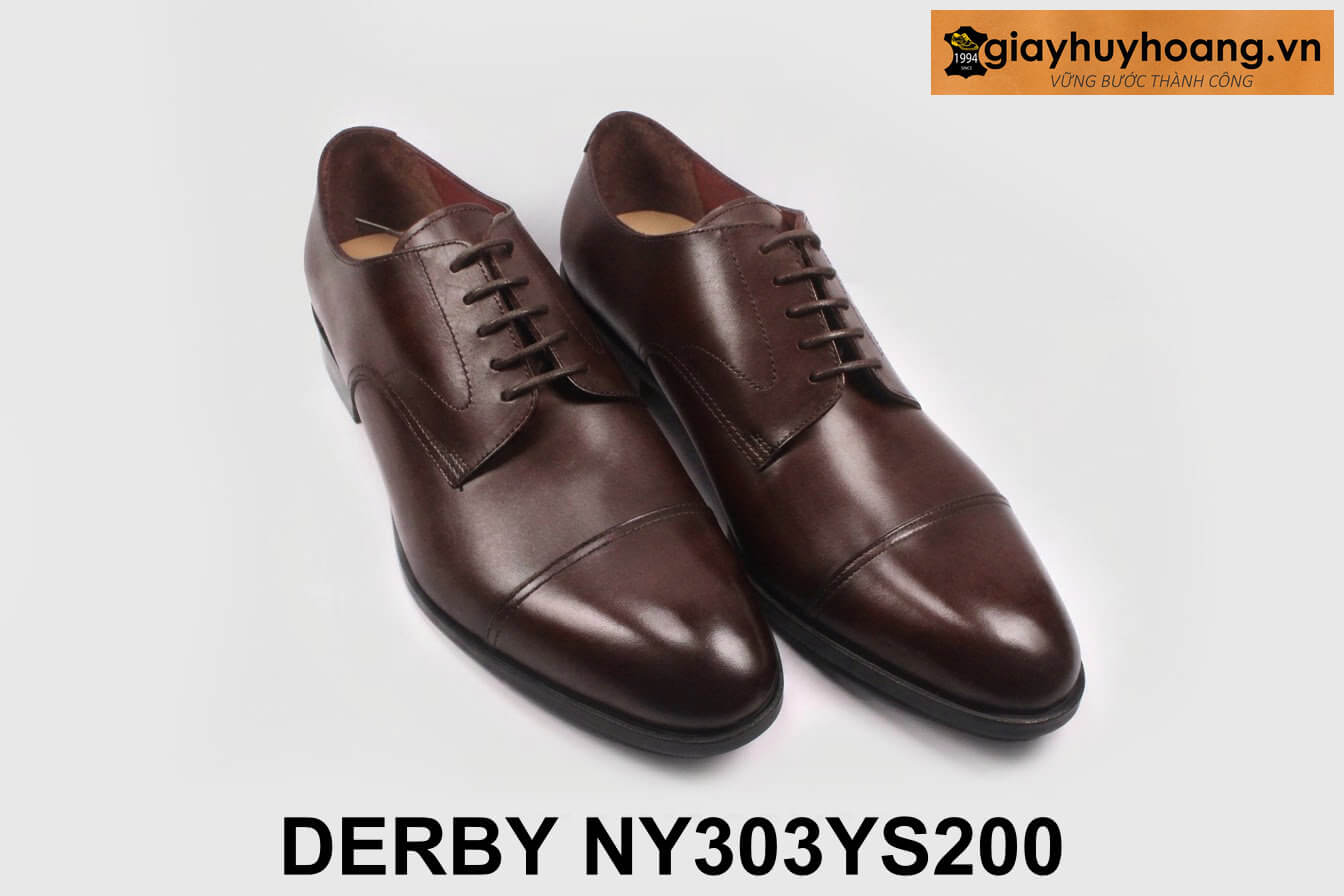 ban-giay-tay-nam-thu-cong-derby-ny303ys200-1 Giày derby nam màu nâu công sở đẹp NY303YS200 004