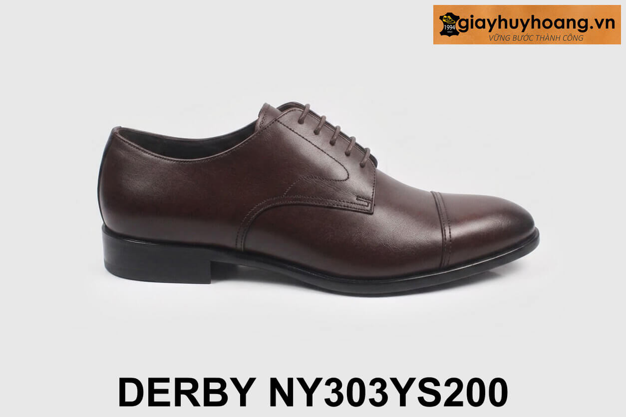 ban-giay-tay-nam-thu-cong-derby-ny303ys200-3 Giày derby nam màu nâu công sở đẹp NY303YS200 001
