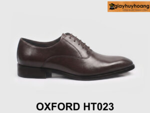 Giày da nam công sở chính hãng đẹp màu nâu Oxford T023 001