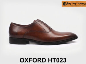 Giày tây nam mũi thon nhọn cao cấp Oxford T023 001