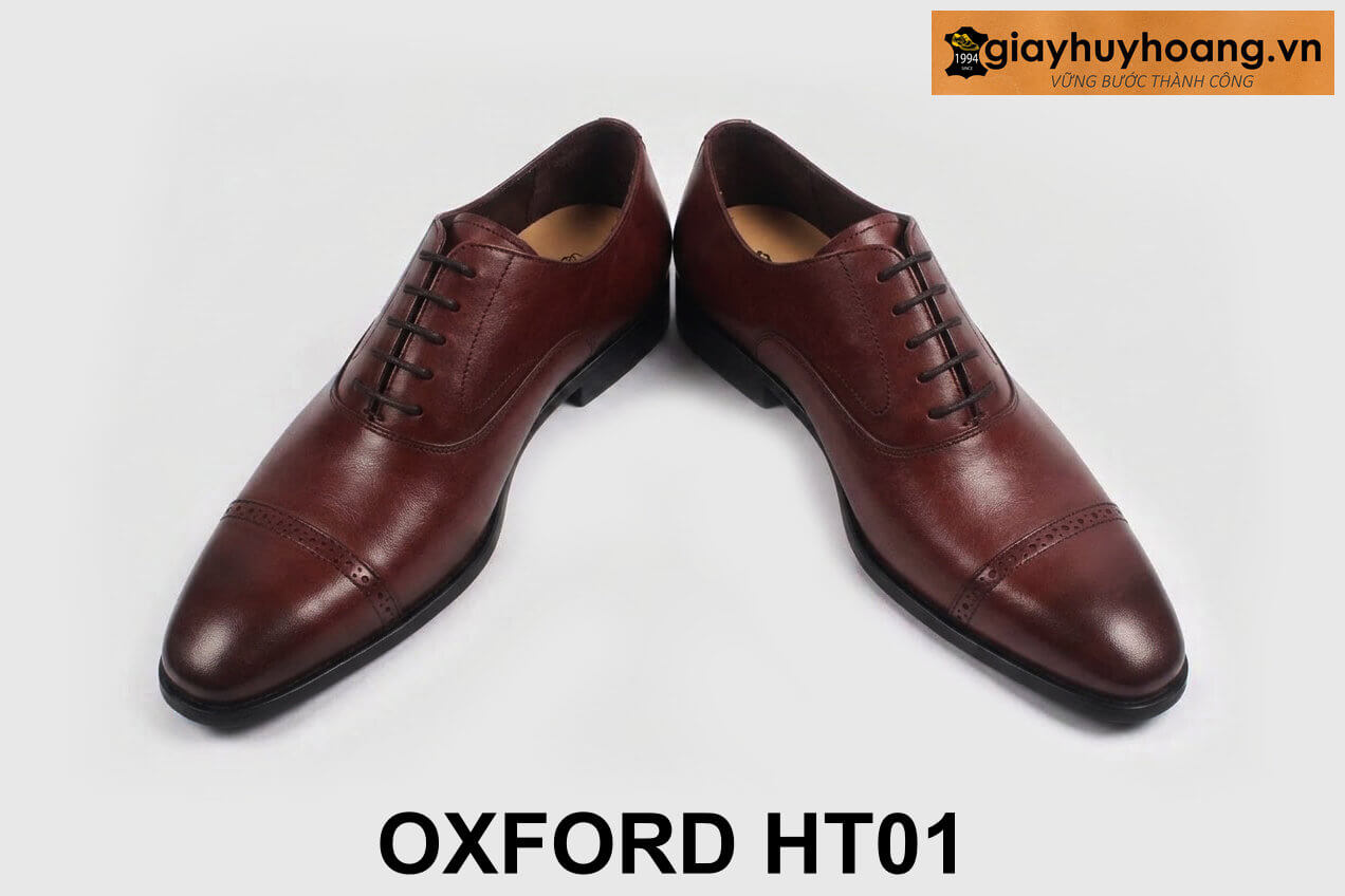 ban-giay-tay-nam-thu-cong-oxford-t01-cao-cap-2 Giày da oxford nam thời trang đỏ đô cao cấp HT01 004