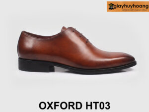 Giày tây oxford nam đẹp chính hãng màu bò HT03 001
