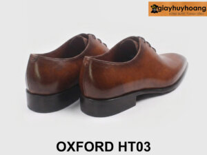Giày tây oxford nam đẹp chính hãng màu bò HT03 002