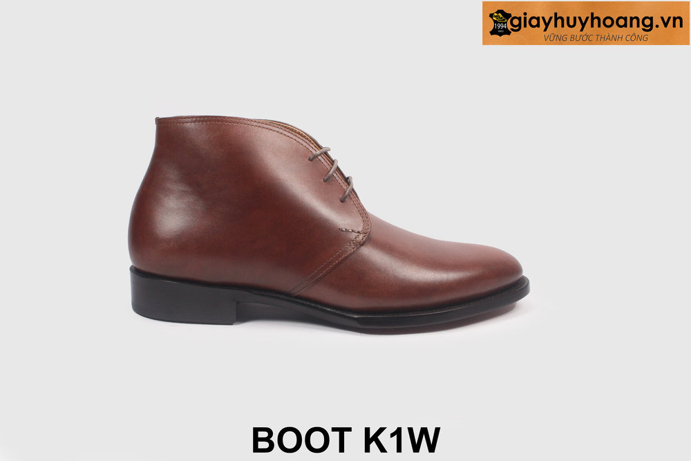 ban-giay-chukka-boot-nam-co-thap-giayhuyhoang-k1w-1 Giày da cổ thấp nam nâu sáng Chukka Boot K1W 001
