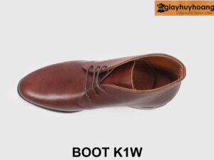 Giày da cổ thấp nam nâu sáng Chukka Boot K1W 005