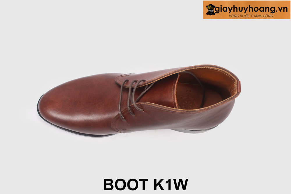 ban-giay-chukka-boot-nam-co-thap-giayhuyhoang-k1w-2 Giày da cổ thấp nam nâu sáng Chukka Boot K1W 005