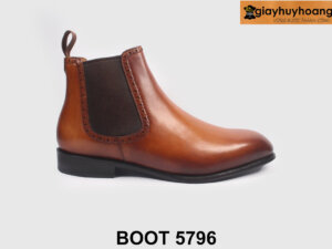 Giày da boot nam màu bò phong cách Boot 5796 001