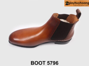 Giày da boot nam màu bò phong cách Boot 5796 007