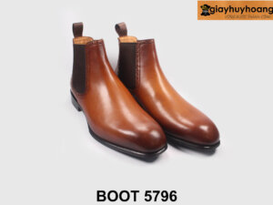 Giày da boot nam màu bò phong cách Boot 5796 005