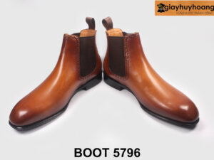 Giày da boot nam màu bò phong cách Boot 5796 004