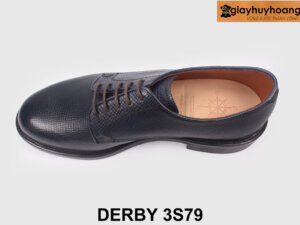 Giày da nam mũi tròn phối quần jeans đẹp Derby 3S79 006