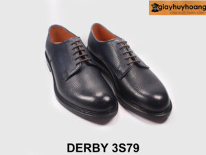 Giày da nam mũi tròn phối quần jeans đẹp Derby 3S79 005