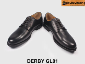 Giày da nam size 37 nhỏ chính hãng Derby GL01 004