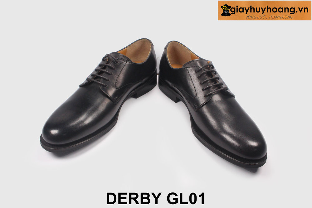 ban-giay-da-derby-nam-mau-den-giayhuyhoang-gl01-4 Giày da nam size 37 nhỏ chính hãng Derby GL01 004