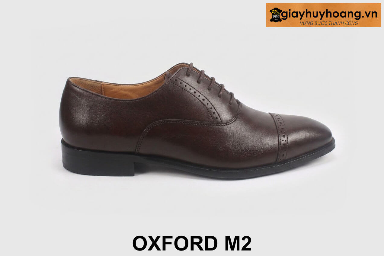 ban-giay-da-nam-oxford-cao-cap-m2-nau-4 Giày oxford nam đẹp công sở màu nâu M2 001
