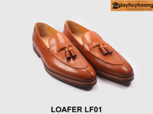 Giày lười nam trẻ trung hàng hiệu màu bò Loafer LF01 004