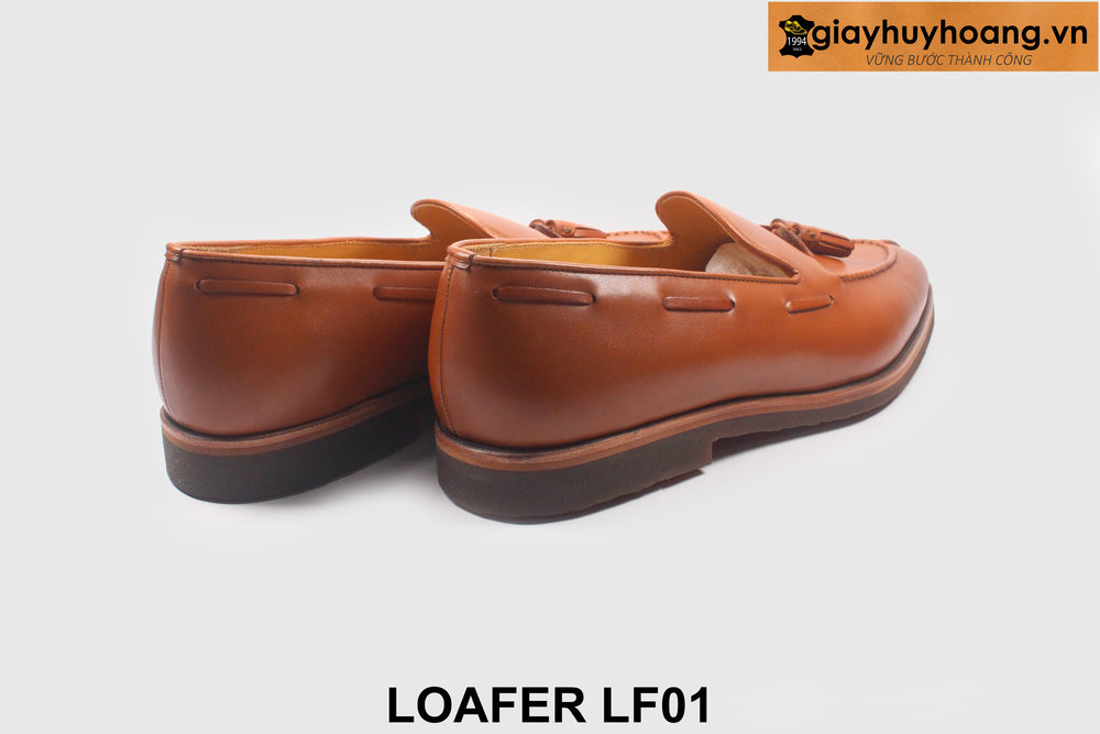 ban-giay-luoi-nam-cao-cap-de-cao-su-giayhuyhoang-lf01-16 Giày lười nam trẻ trung hàng hiệu màu bò Loafer LF01 002
